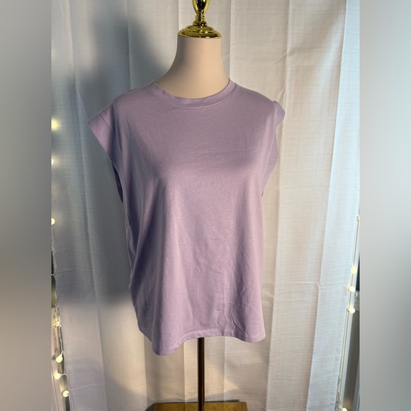 Mango Purple Boxy Muscle Tee - Picture 9 of 9